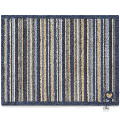 Hug Rug øko dørmåtte, 65x85 - Striber