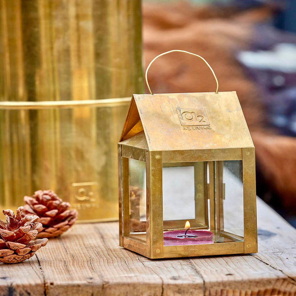 A2 Living tealight lantern - genuine brass - Image 3