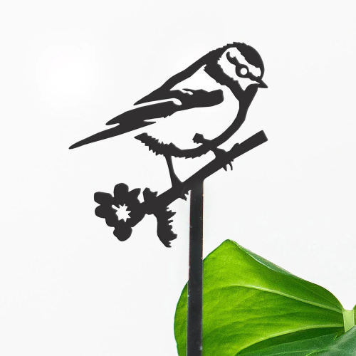 Metalbird støttepind - blåmejse
