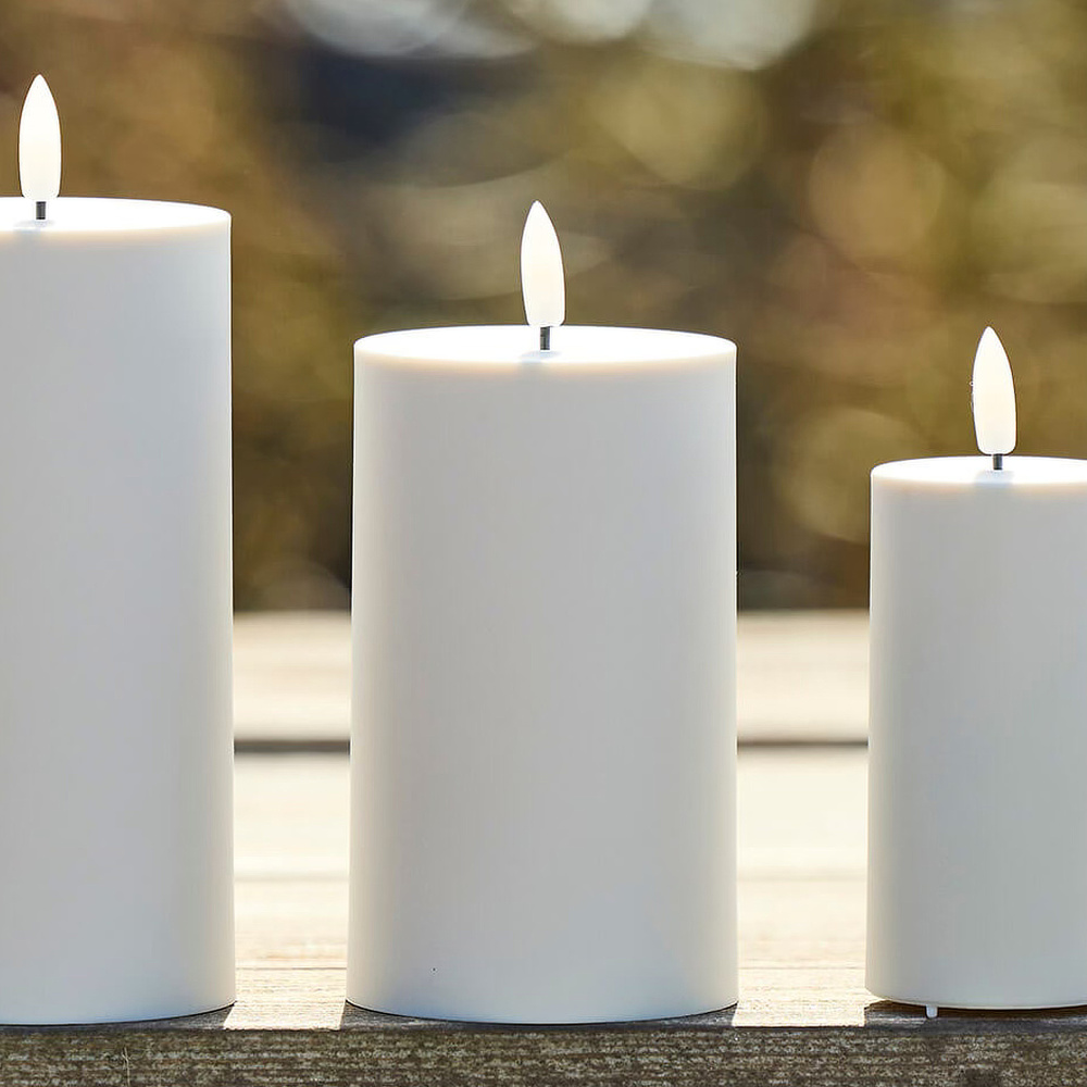A2 Living LED Pillar Candle - 7.5 x 12.5 cm - Image 4