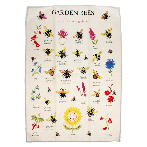 Rex London Geschirrtuch – Bienen im Garten
