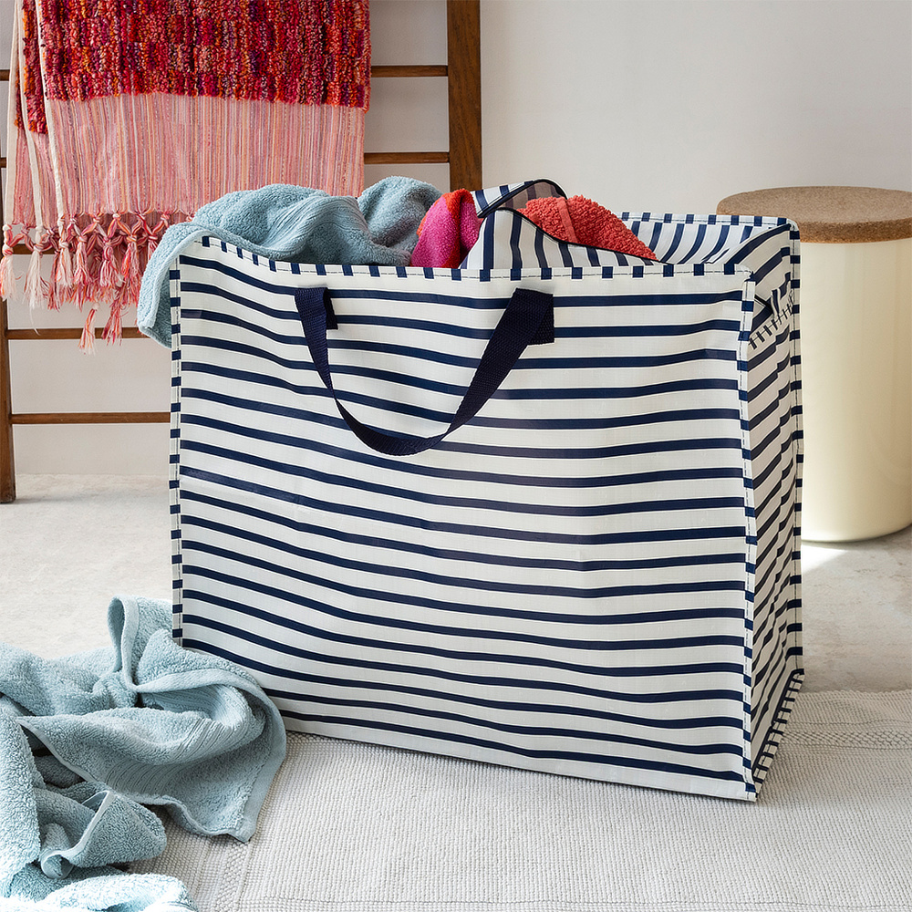 Sac de rangement Rex London - Rayures bleues - Image 2