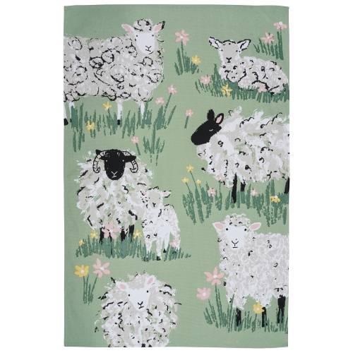 Ulster Weavers theedoek - Wollige schapen