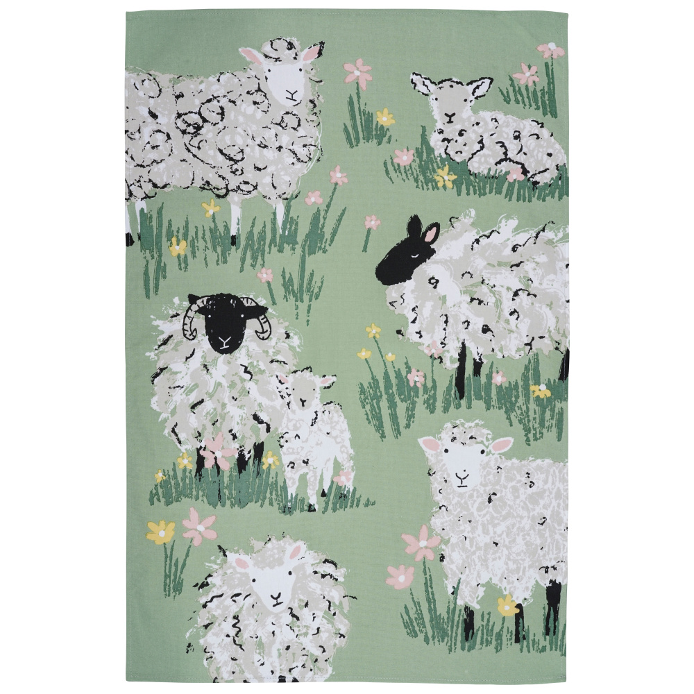 Ulster Weavers Geschirrtuch - Wollige Schafe