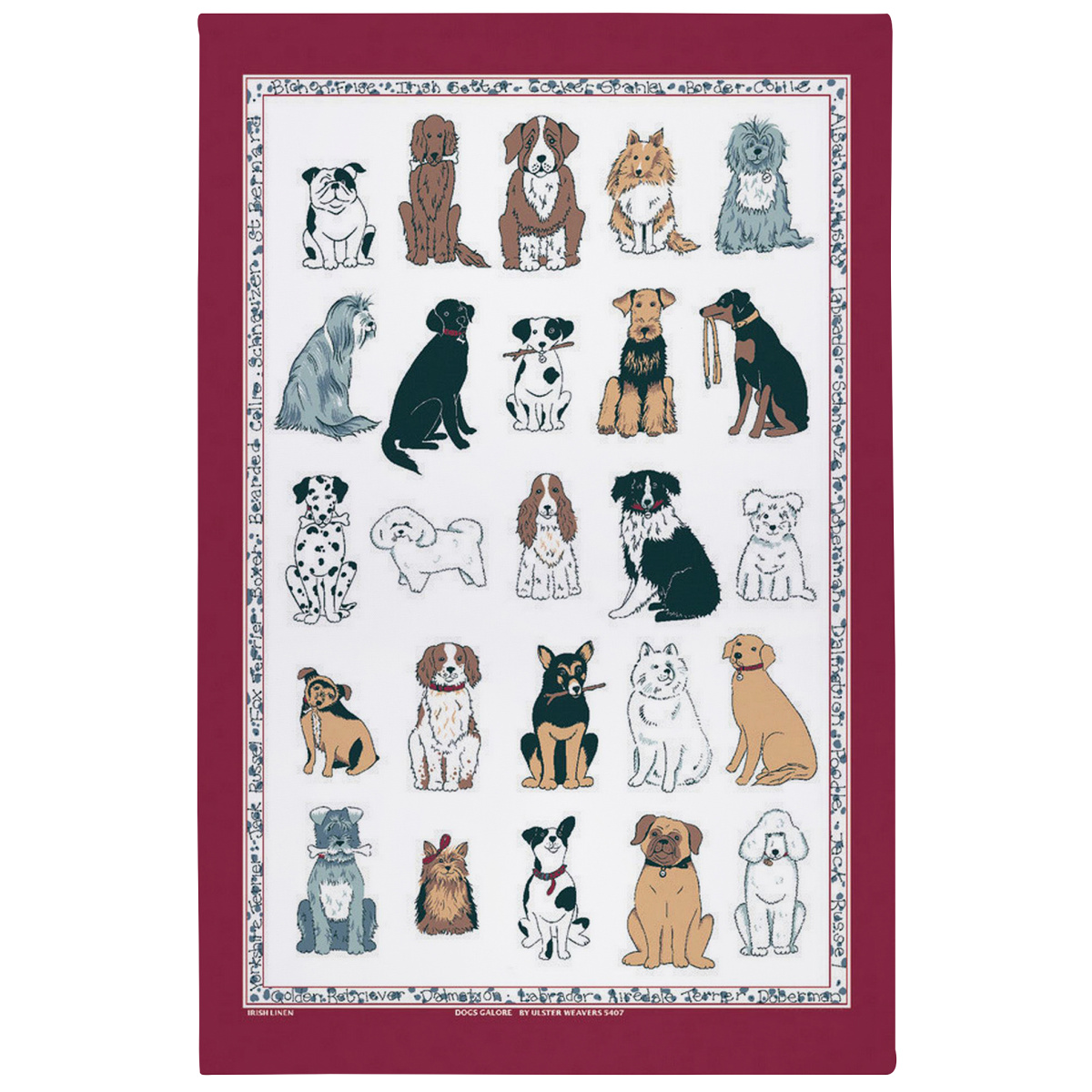 Ulster Weavers viskestykke - Hunde