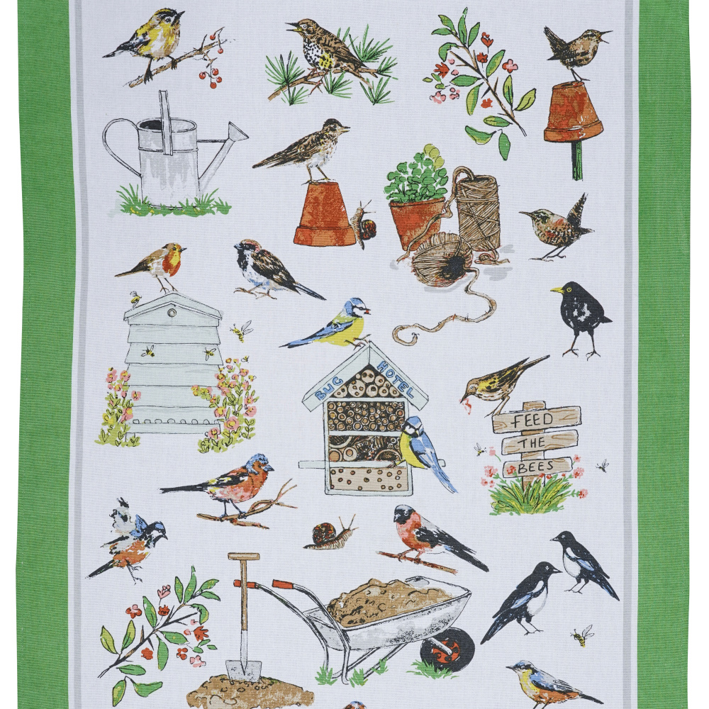Ulster Weavers tea towel - Garden Birds - Image 4