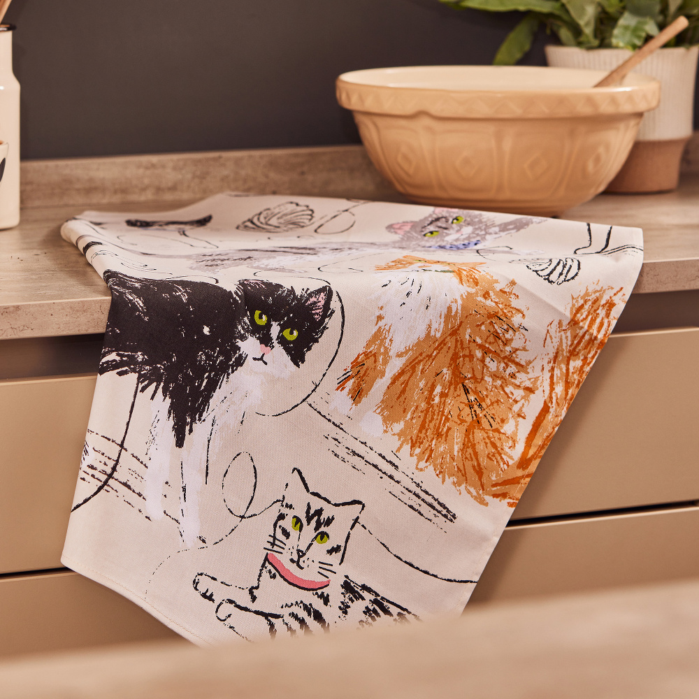 Ulster Weavers Geschirrtuch - Katzenfreunde - Bild 3