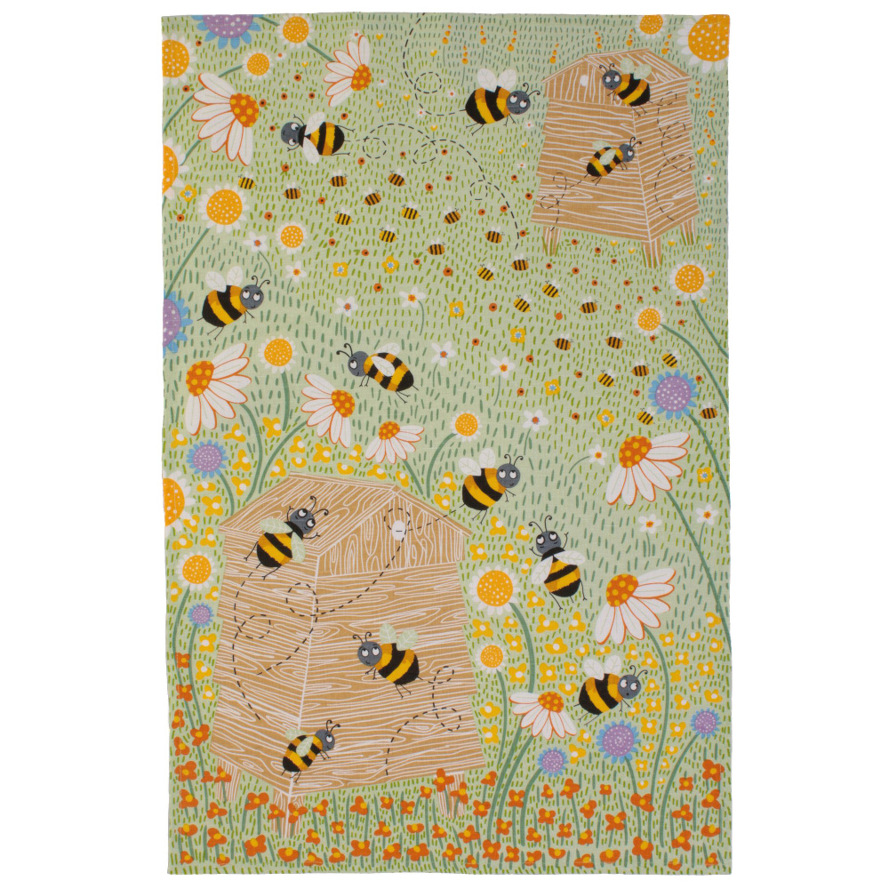 Ulster Weavers Geschirrtuch - Gänseblümchen und Bienen