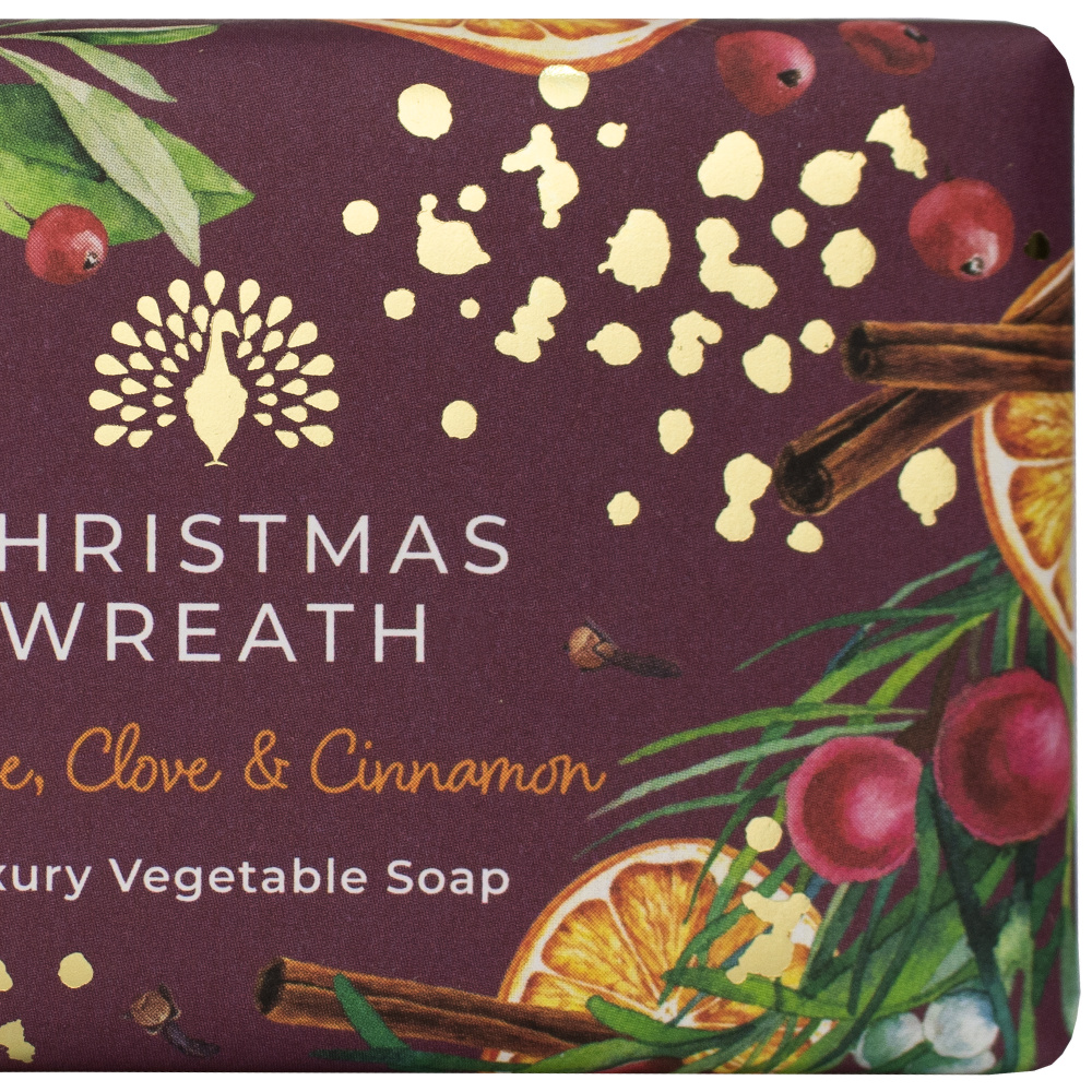 English Soap Co. savon pour les mains - Couronne de Noël - Image 5