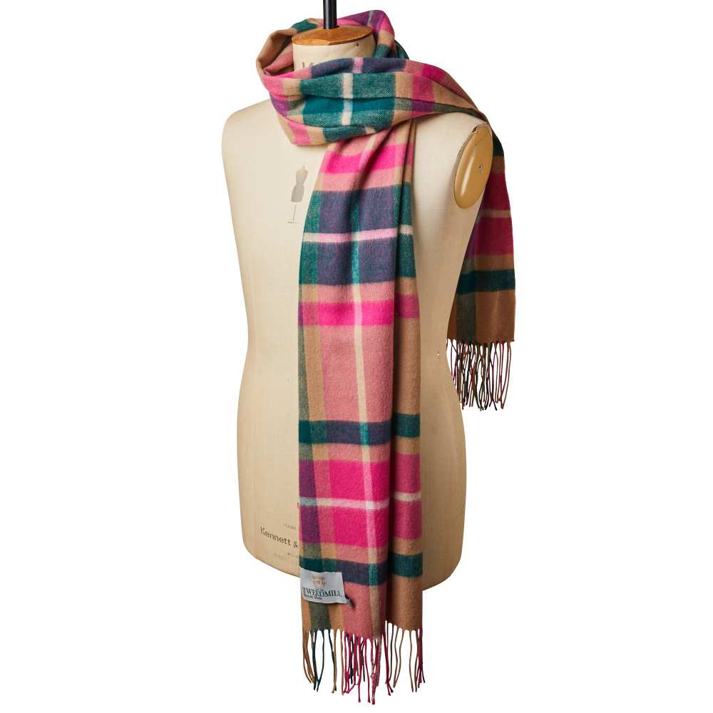 Tweedmill halsduk i ull - Ella - Bild 2