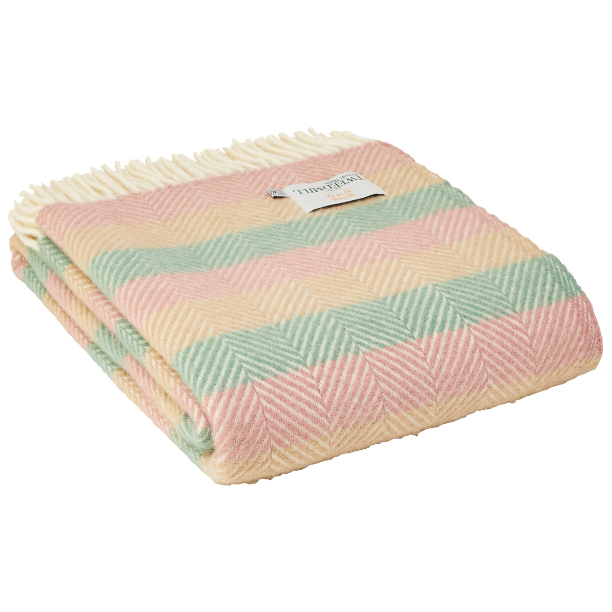 Tweedmill ullpläd - Stripe Summer Breeze