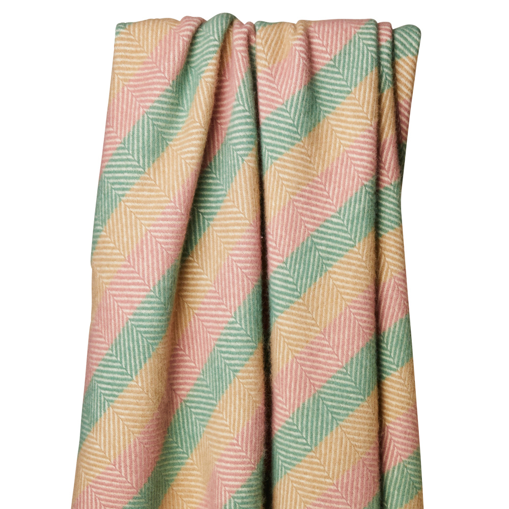 Plaid en laine Tweedmill - Stripe Summer Breeze - Image 4