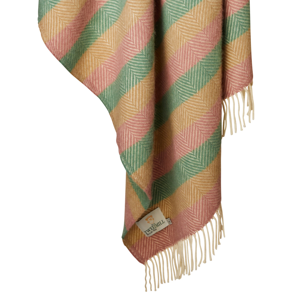 Plaid en laine Tweedmill - Stripe Summer Breeze - Image 5