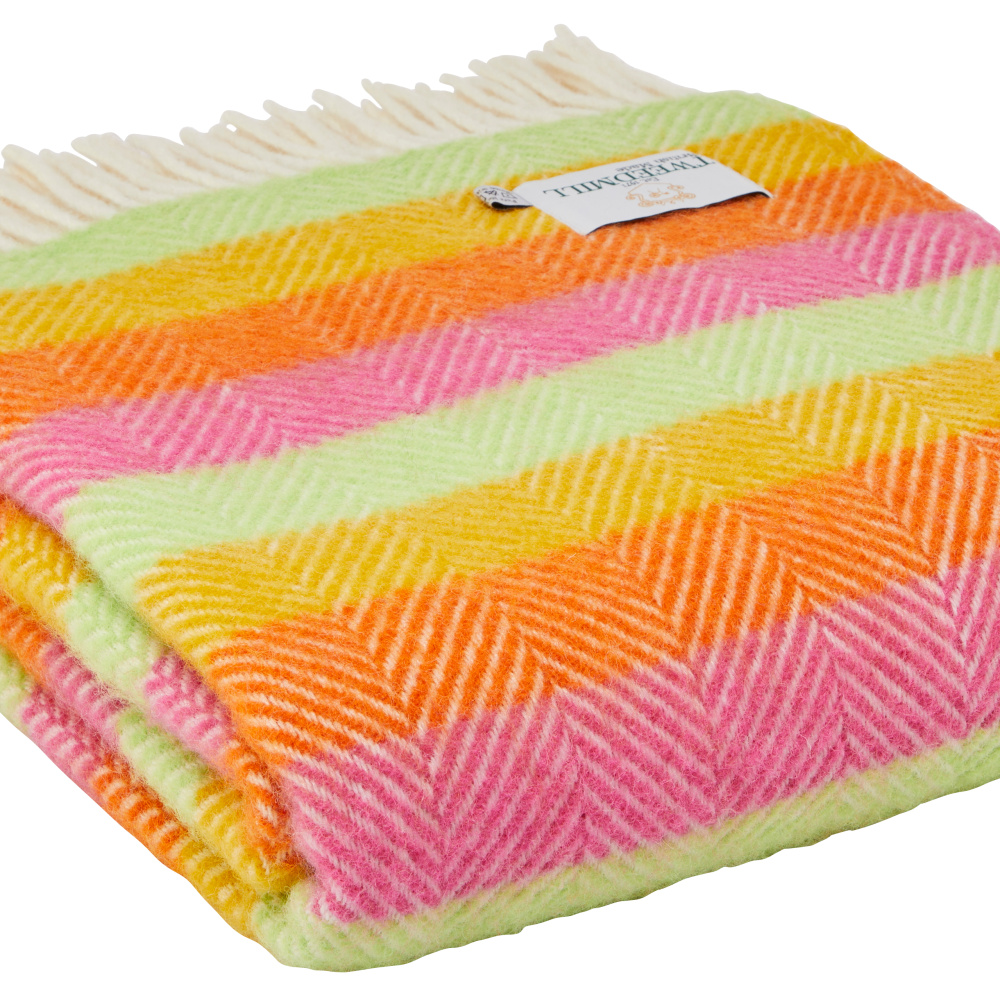 Plaid en laine Tweedmill - Stripe Refresh - Image 2