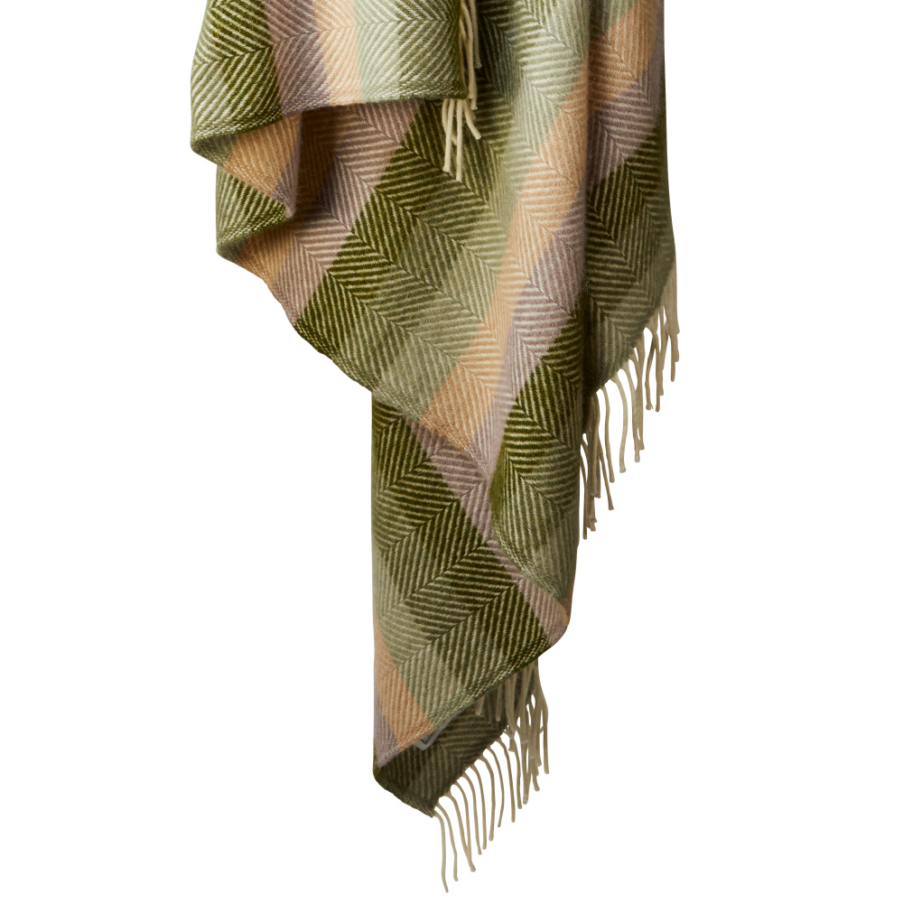 Tweedmill wollen plaid - Stripe Botanical - Afbeelding 5