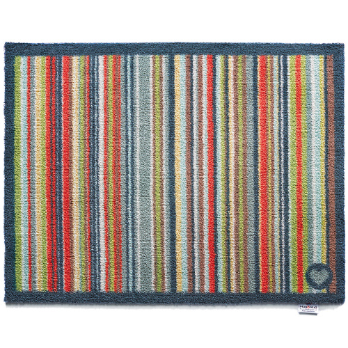 Hug Rug øko dørmåtte, 65x85 - Striber