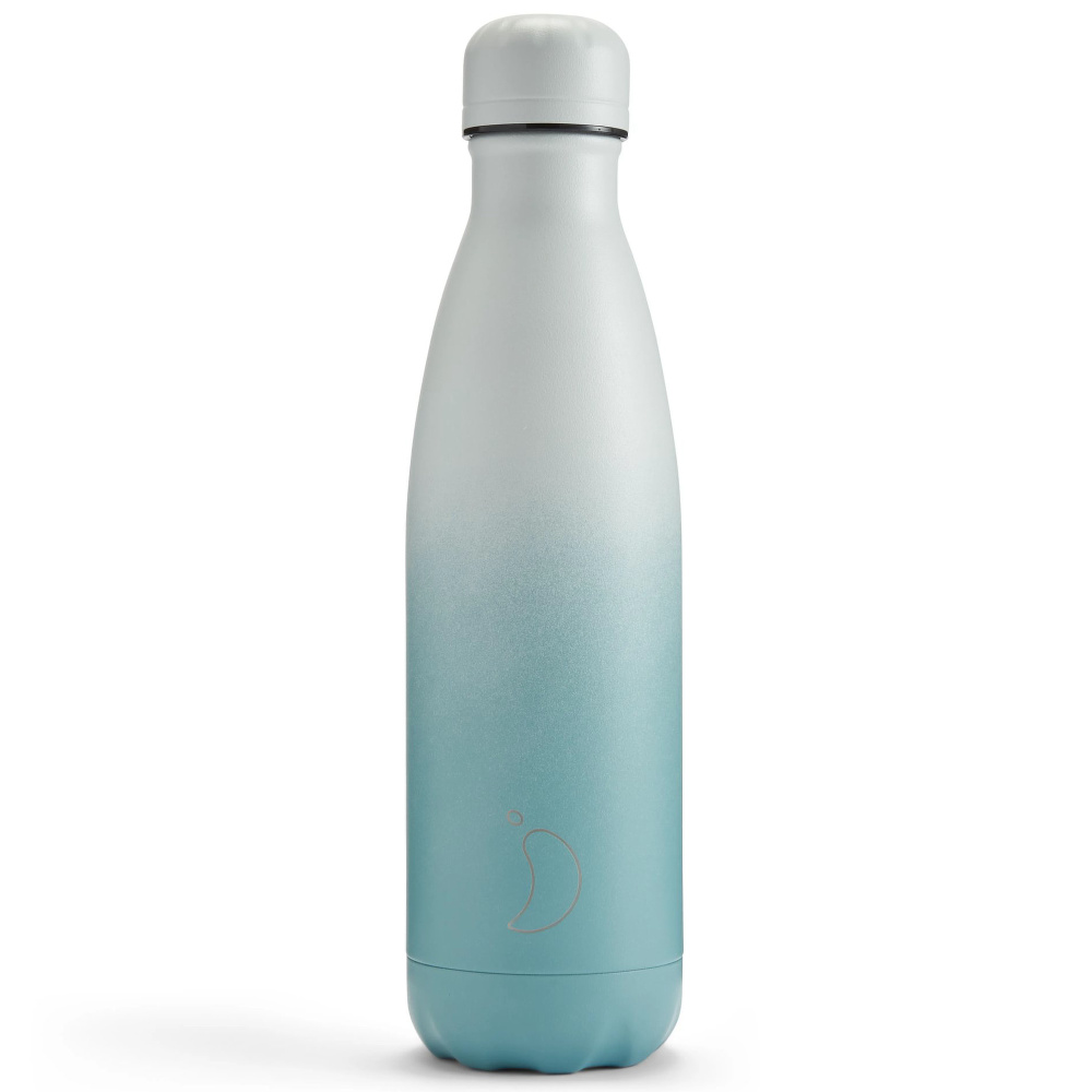 Chilly's Thermo-Trinkflasche – Staubiges Blaugrün