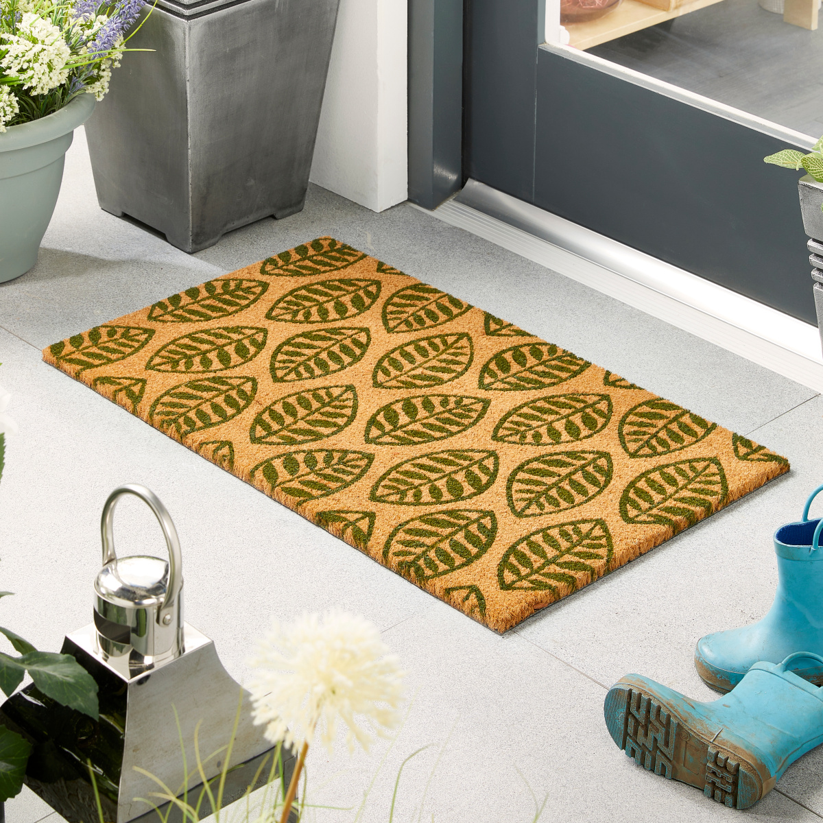 My Mats kokosmat - Groene bladeren