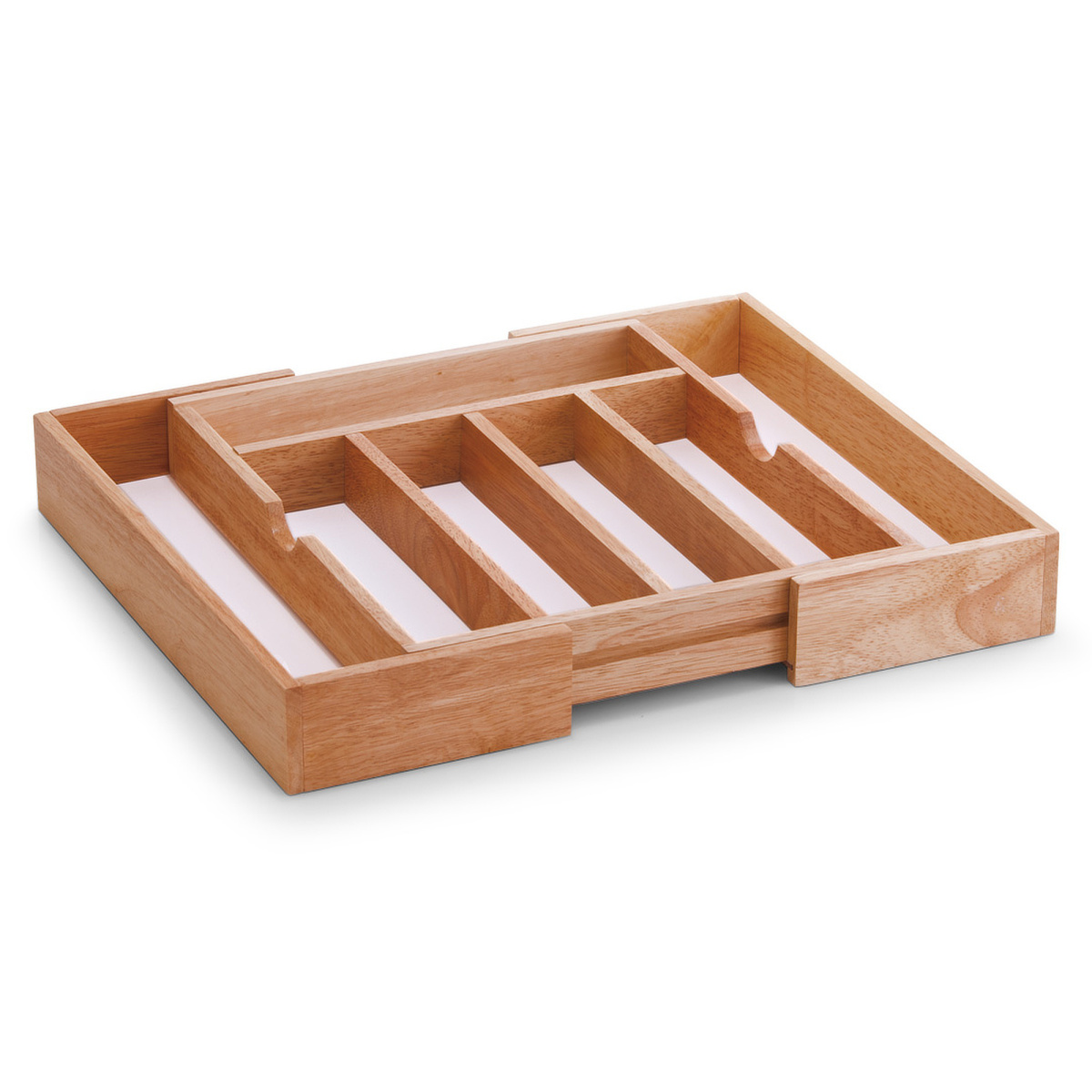 Zeller Besteckkasten aus Gummibaumholz - 31-50 cm