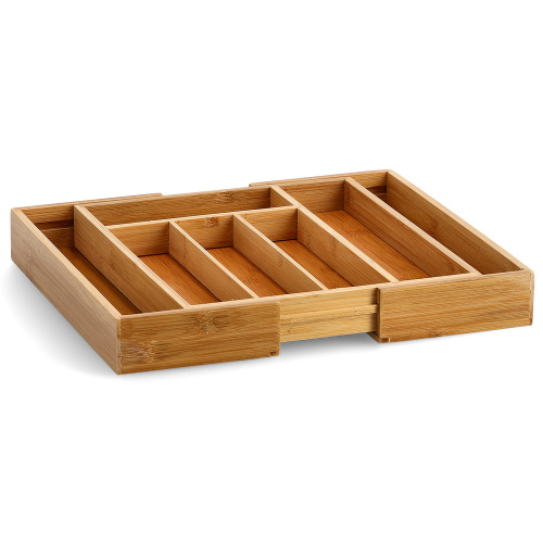 Zeller bestekbak van bamboe - 29-40 cm