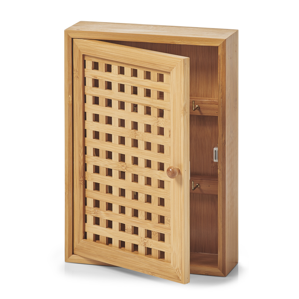 Armoire à clés Zeller en bambou - Image 2