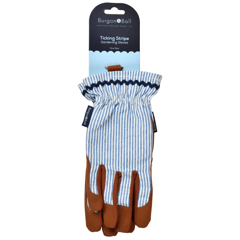 Burgon & Ball tuinhandschoenen - Blauw gestreept - Afbeelding 7