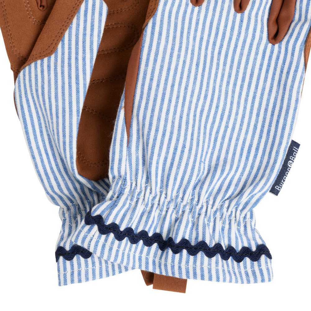 Burgon & Ball tuinhandschoenen - Blauw gestreept - Afbeelding 4