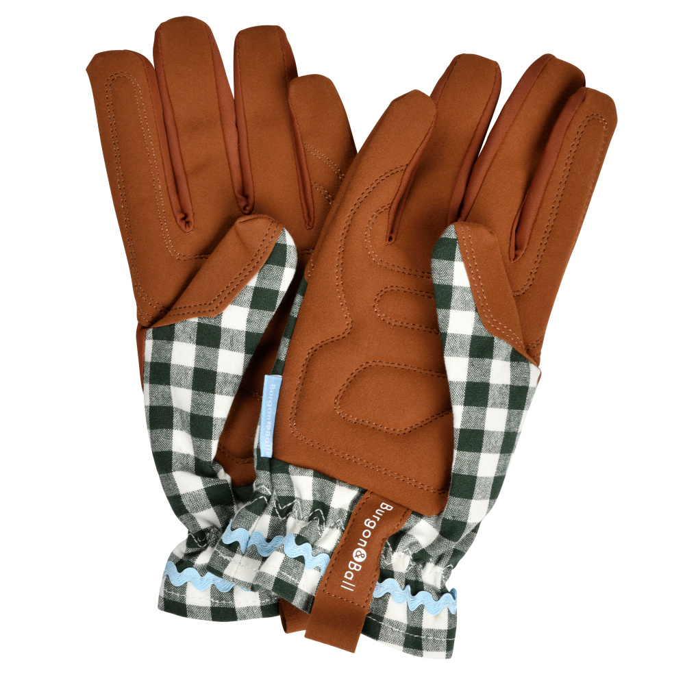 Burgon & Ball tuinhandschoenen - Geruit donkergroen - Afbeelding 2