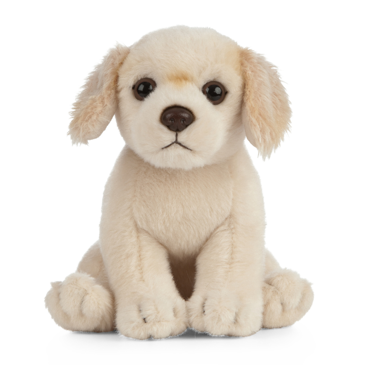Living Nature bamse - Golden retriever hvalp, 17 cm