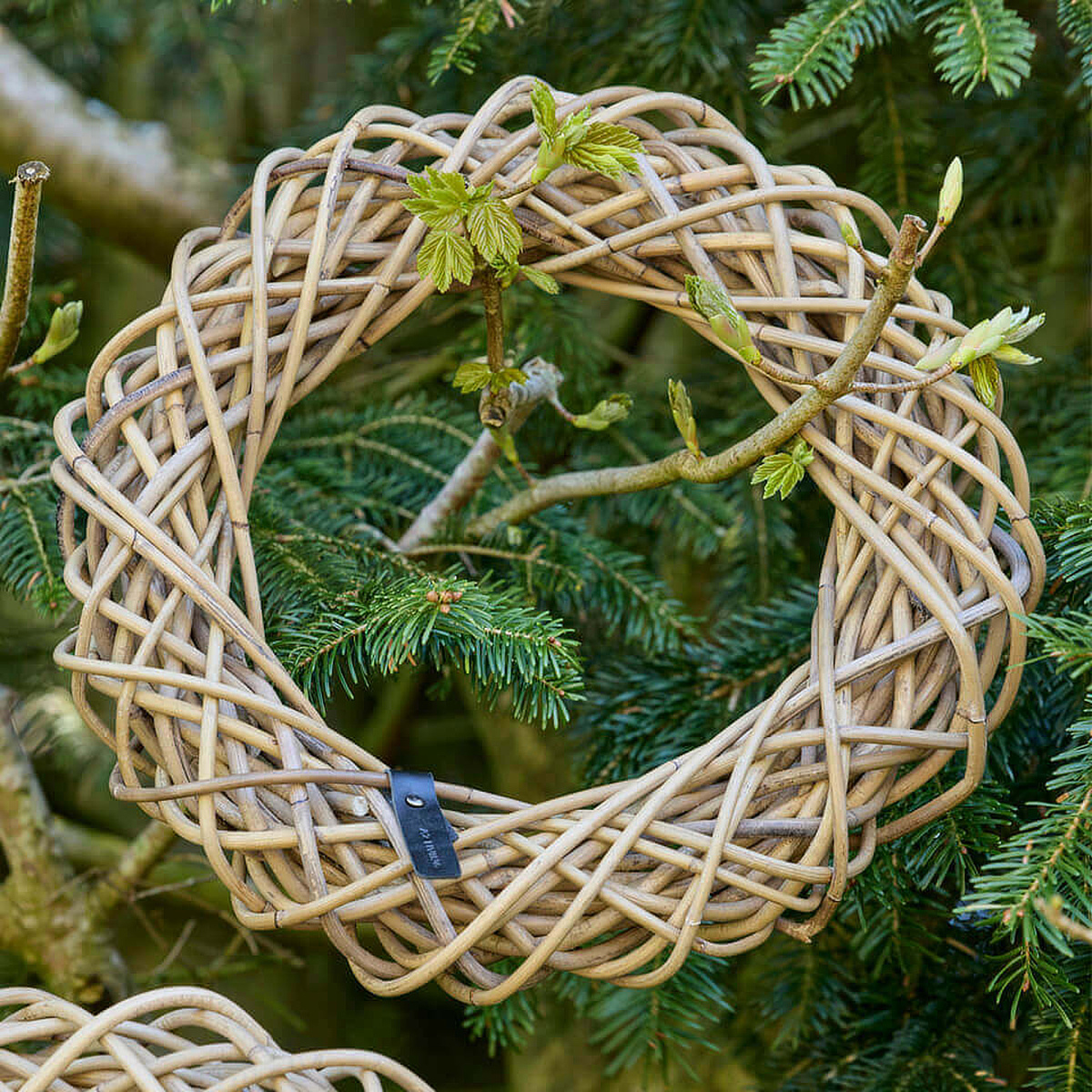 Couronne décorative A2 Living en rotin - Ø38