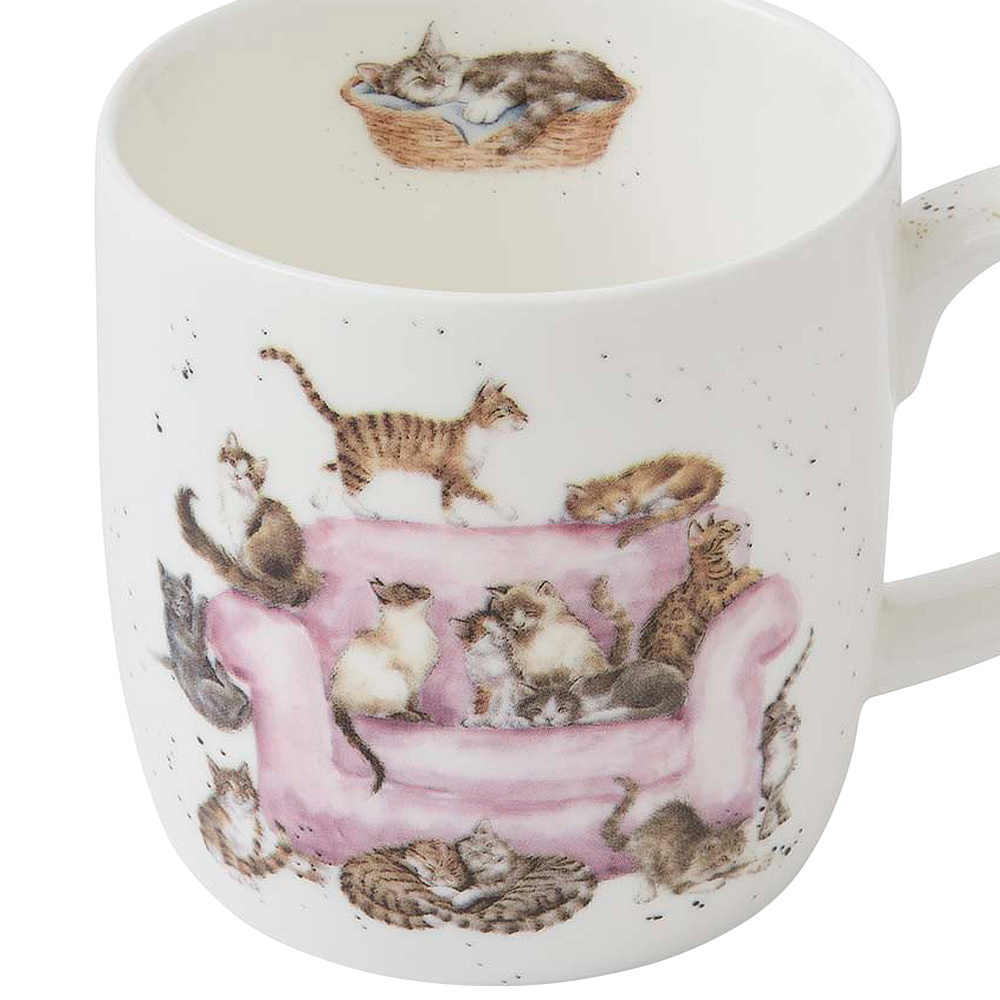 Wrendale mug - Sofa Snuggles - Image 2