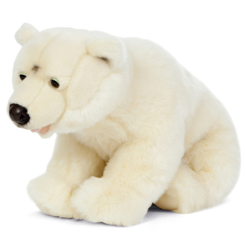 Living Nature knuffel - IJsbeer, 19 cm