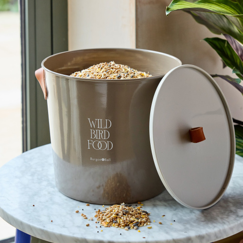 Burgon & Ball blik voor vogelvoer - Truffel