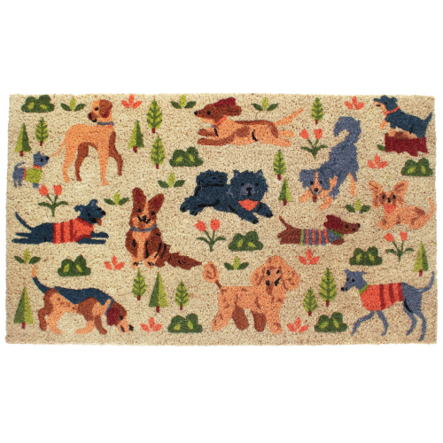 Rex London Coir Doormat - Dog Park