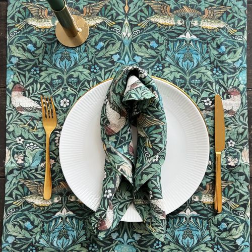 William Morris stofserviet - Bird