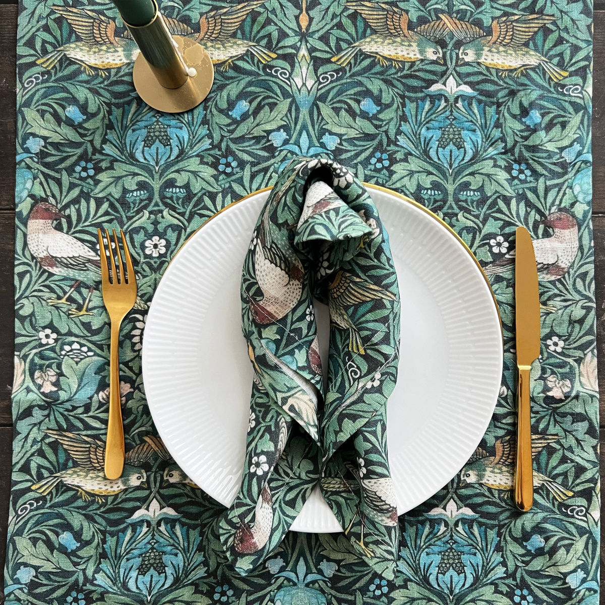 William Morris Stoffserviette – Bird