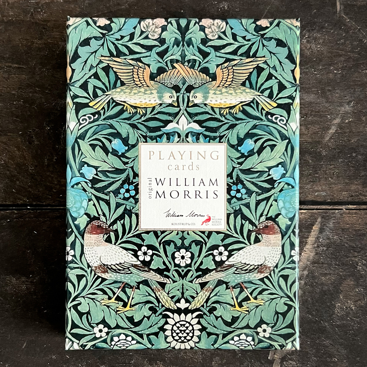 William Morris Spielkarten – Bird, 2 Sets
