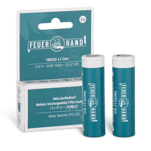 Feuerhand 18650-batterijen, 2 st.