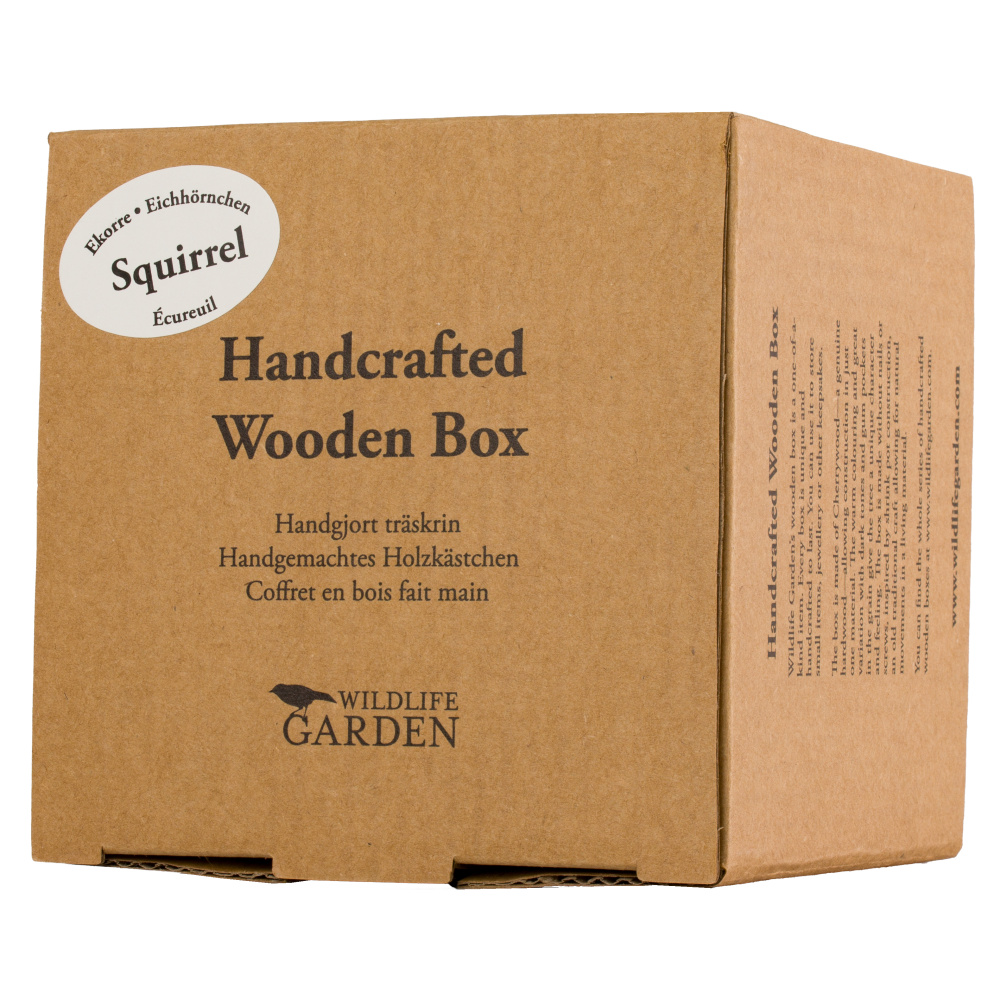 Wildlife Garden Wooden Box - Squirrel - Image 5