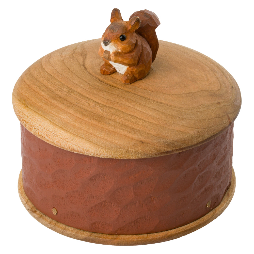 Wildlife Garden Wooden Box - Squirrel - Image 2
