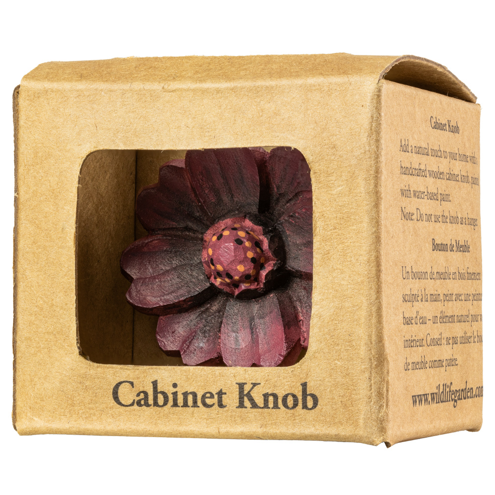 Bouton de meuble Wildlife Garden - Cosmos chocolat - Image 7