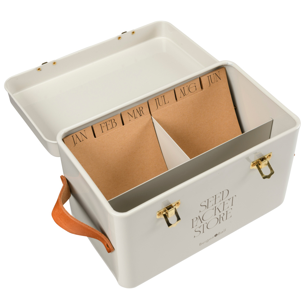 Burgon & Ball frøkasse i metal - Beige - Billede 3