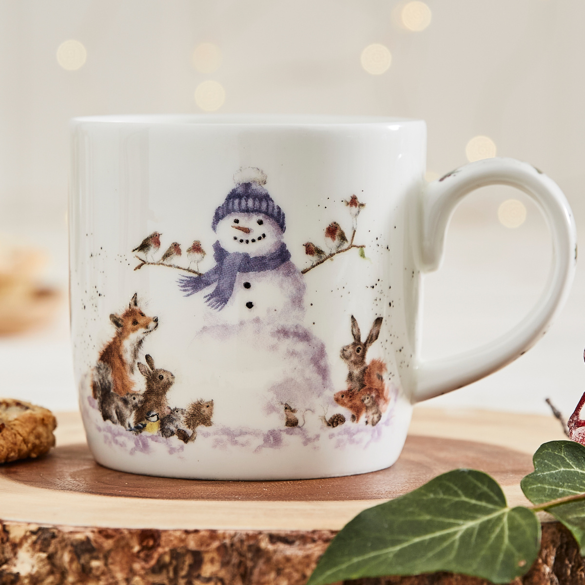 Wrendale-Tasse – Schneemann