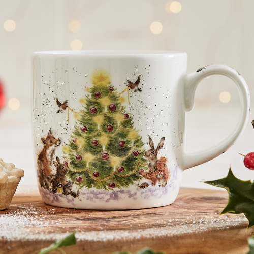 Wrendale-mugg - Julgran