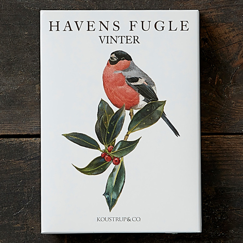 Koustrup & Co. Kartenmappe – Vögel, Winter