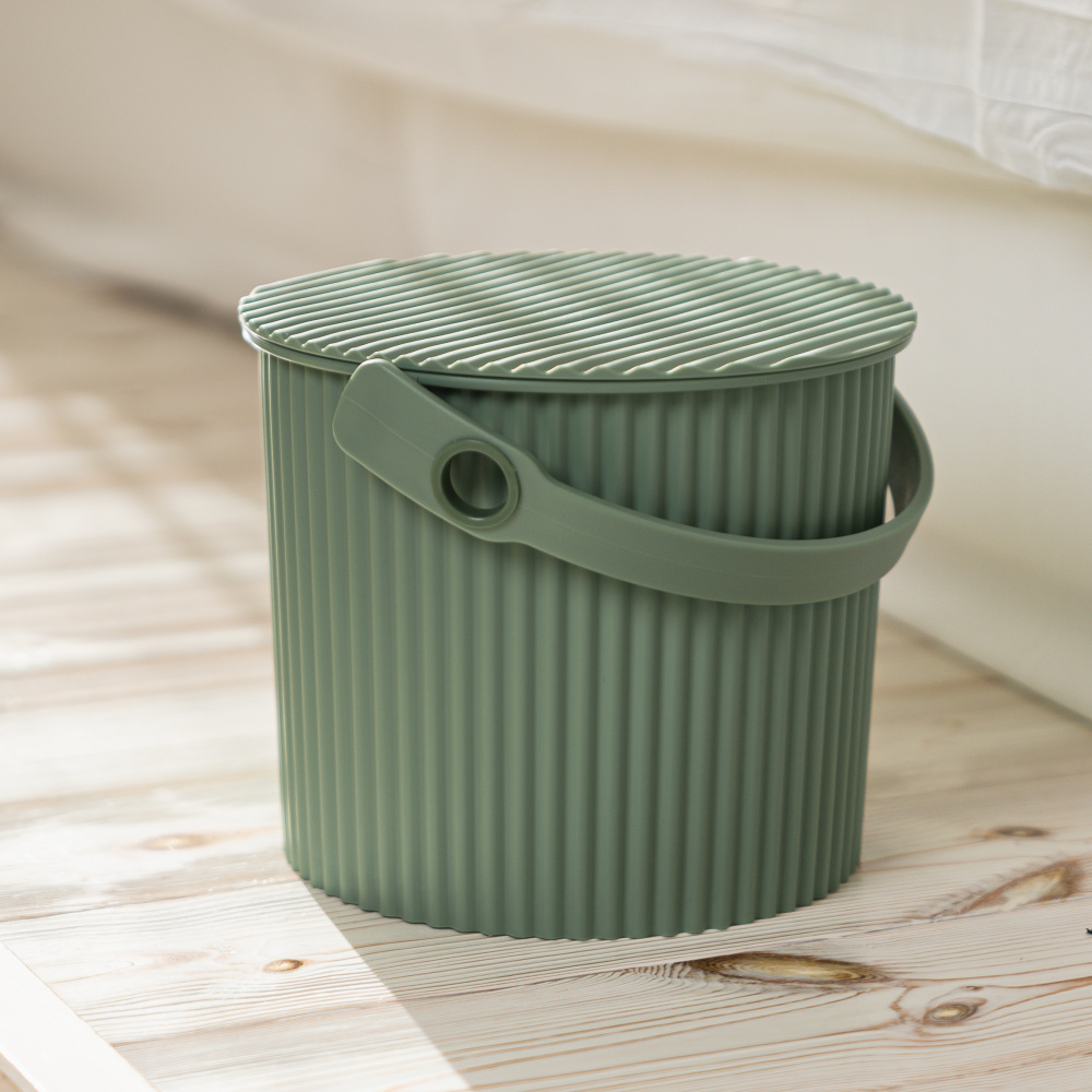 Omnioutil emmer - Stoffig groen,  8 L - Afbeelding 2