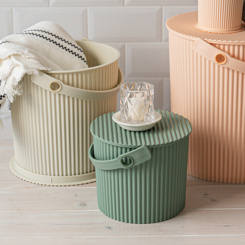 Omnioutil emmer - Vergrijsd groen,  4 L - Afbeelding 3