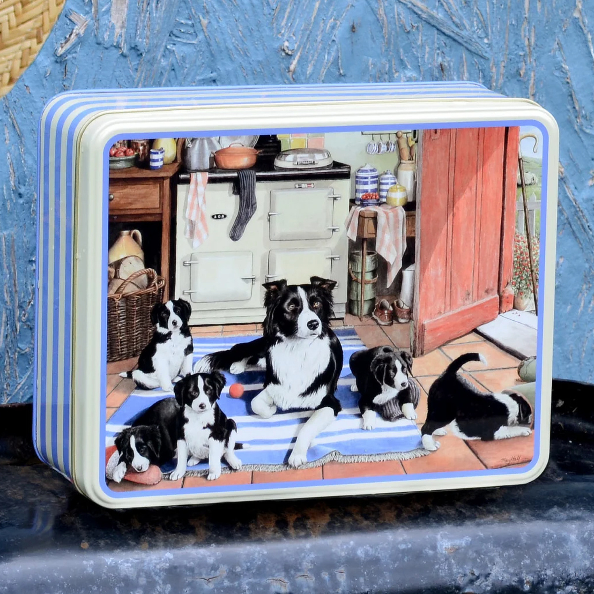 Elite Tins bewaardoos - Border Collies