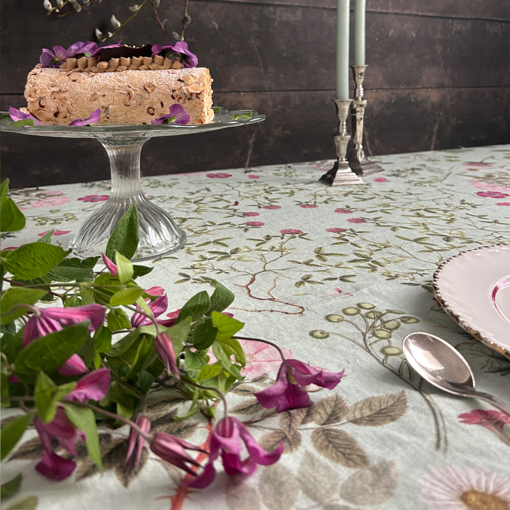 Nappe Flora Danica, 220 cm - Plantes sauvages - Image 4