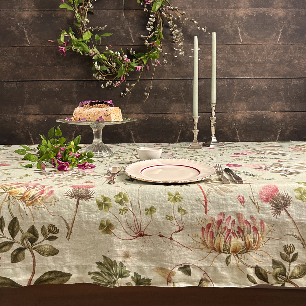 Flora Danica Tischdecke, 350 cm - Wildpflanzen - Bild 6